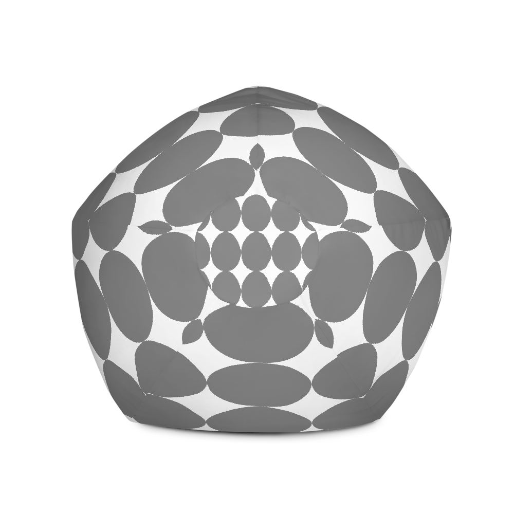Easter Pattern Gray | Bean Bag Chair