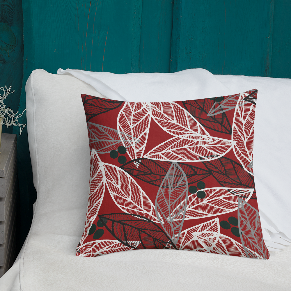 Christmas Leaves | Pillow