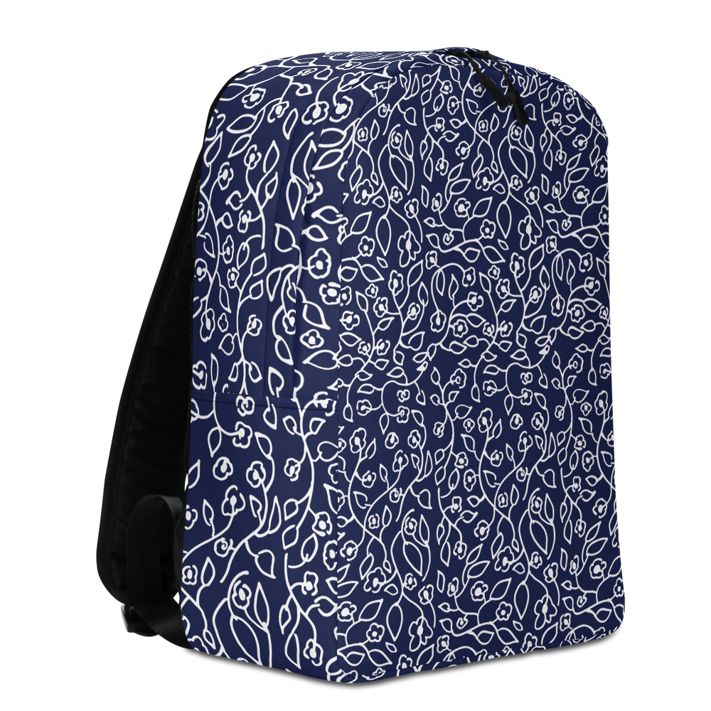 White Small Flowers | Minimalist Backpack