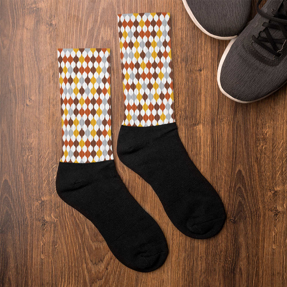 Arabic Warm Ornament | Socks