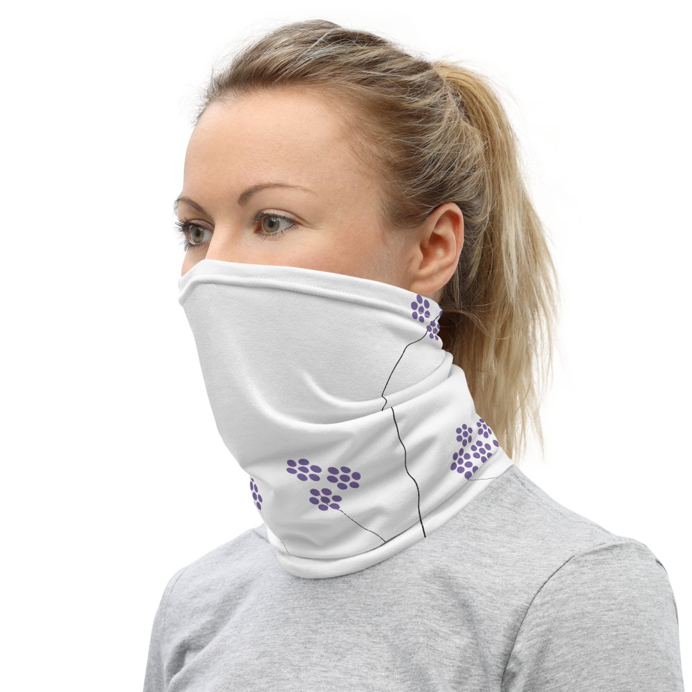 Purple Small Flowers | Neck Gaiter