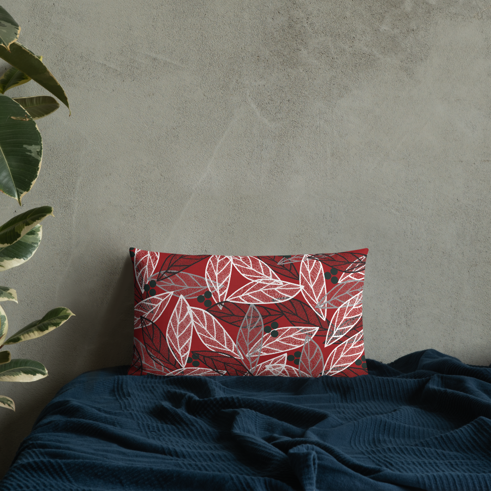 Christmas Leaves | Pillow