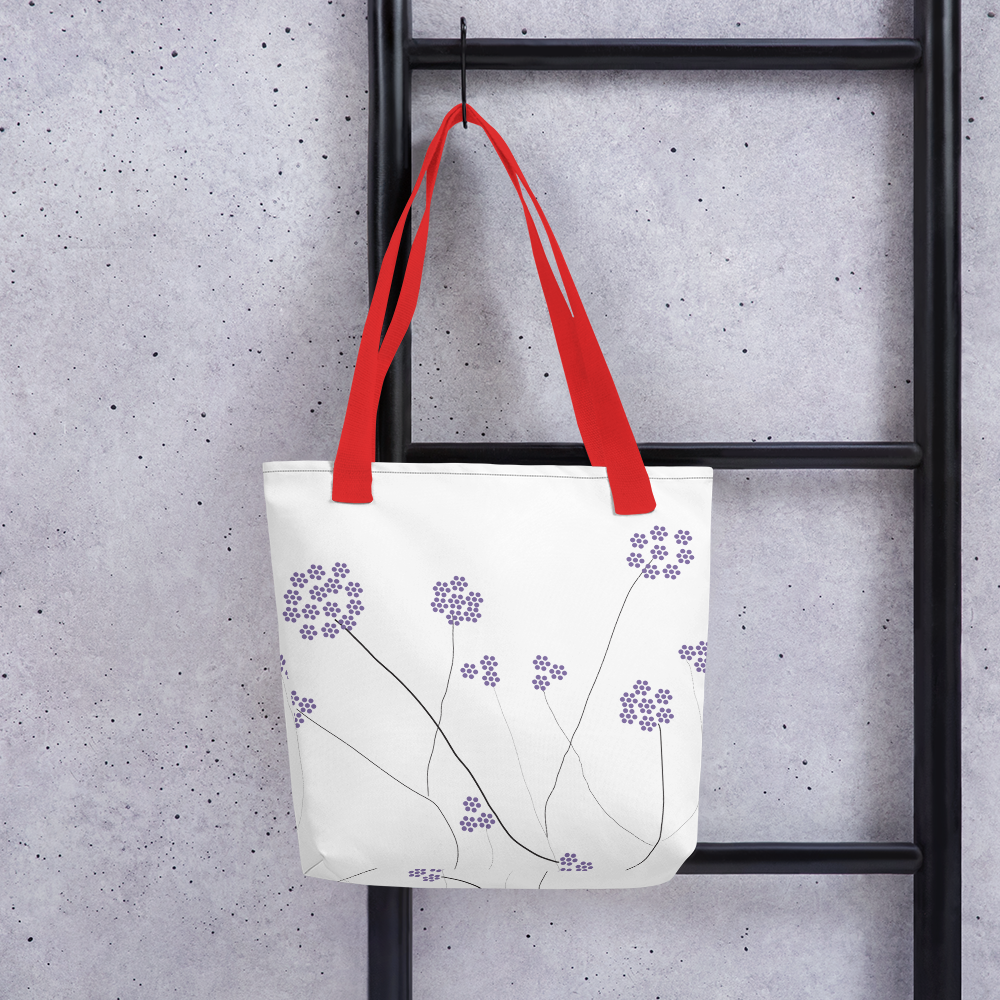 Purple Small Flowers | Tote Bag