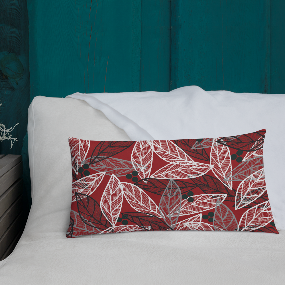 Christmas Leaves | Pillow