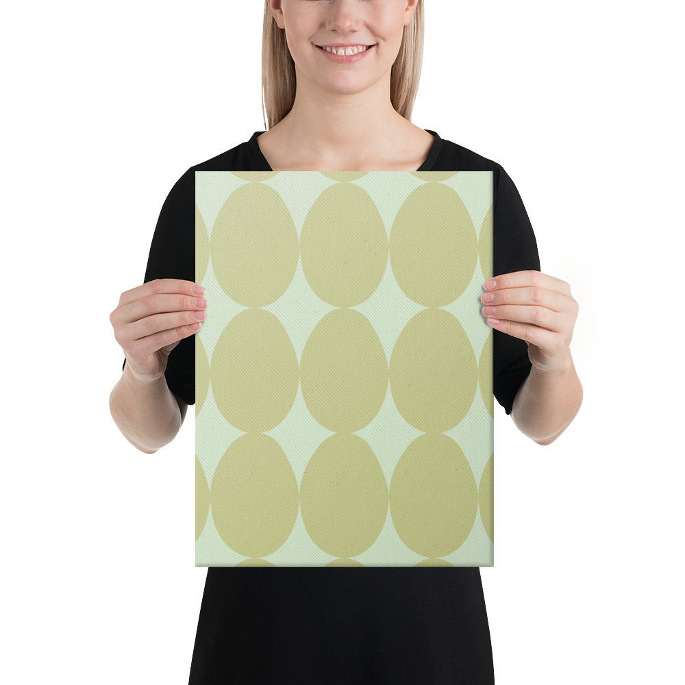 Easter Pattern Olive | Canvas