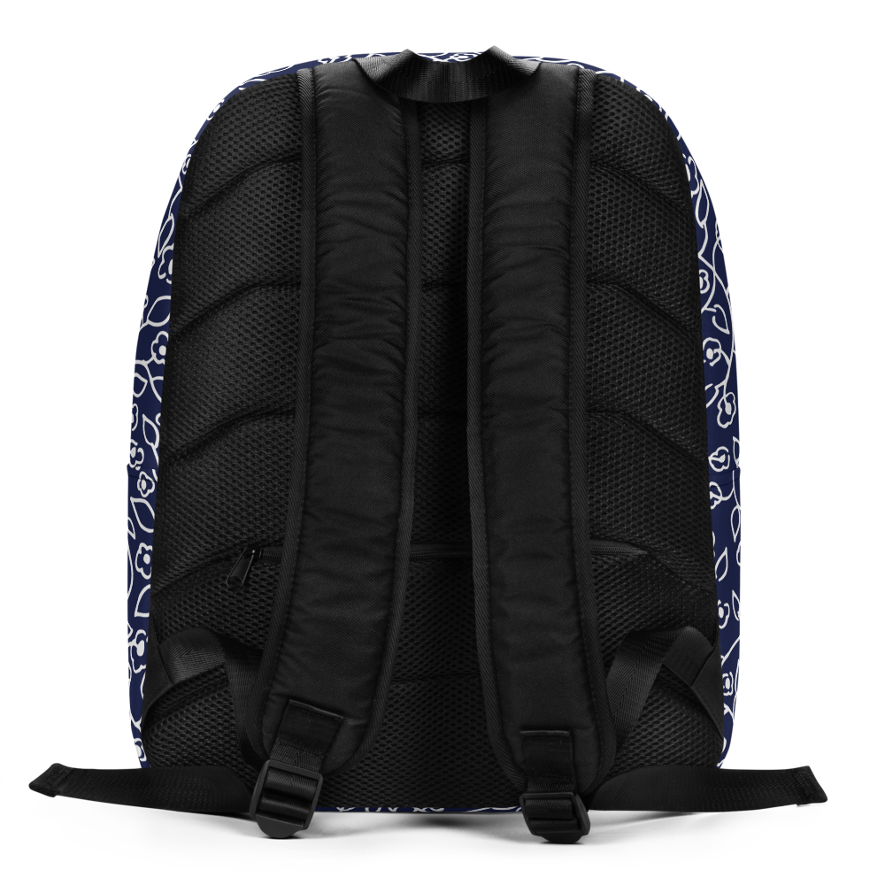 White Small Flowers | Minimalist Backpack