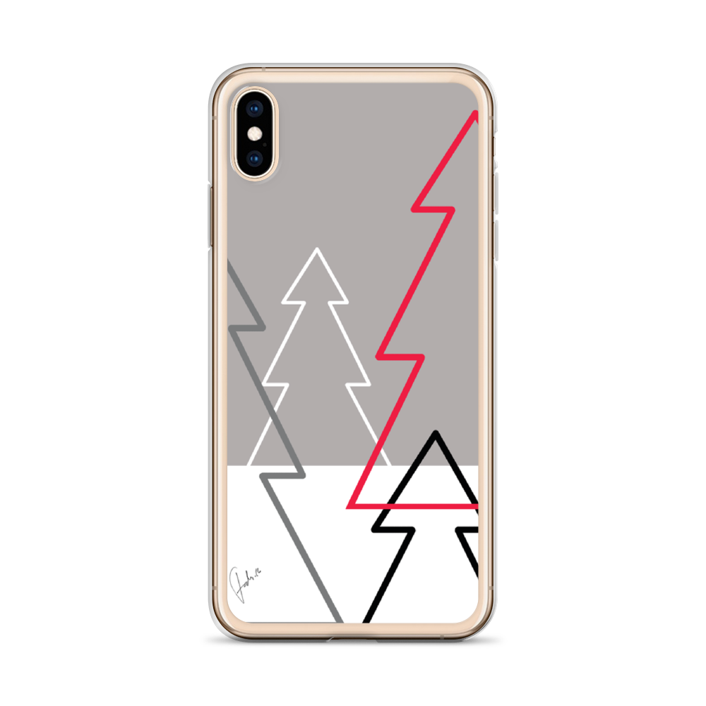 Christmas Tree Forest Colours | iPhone Case