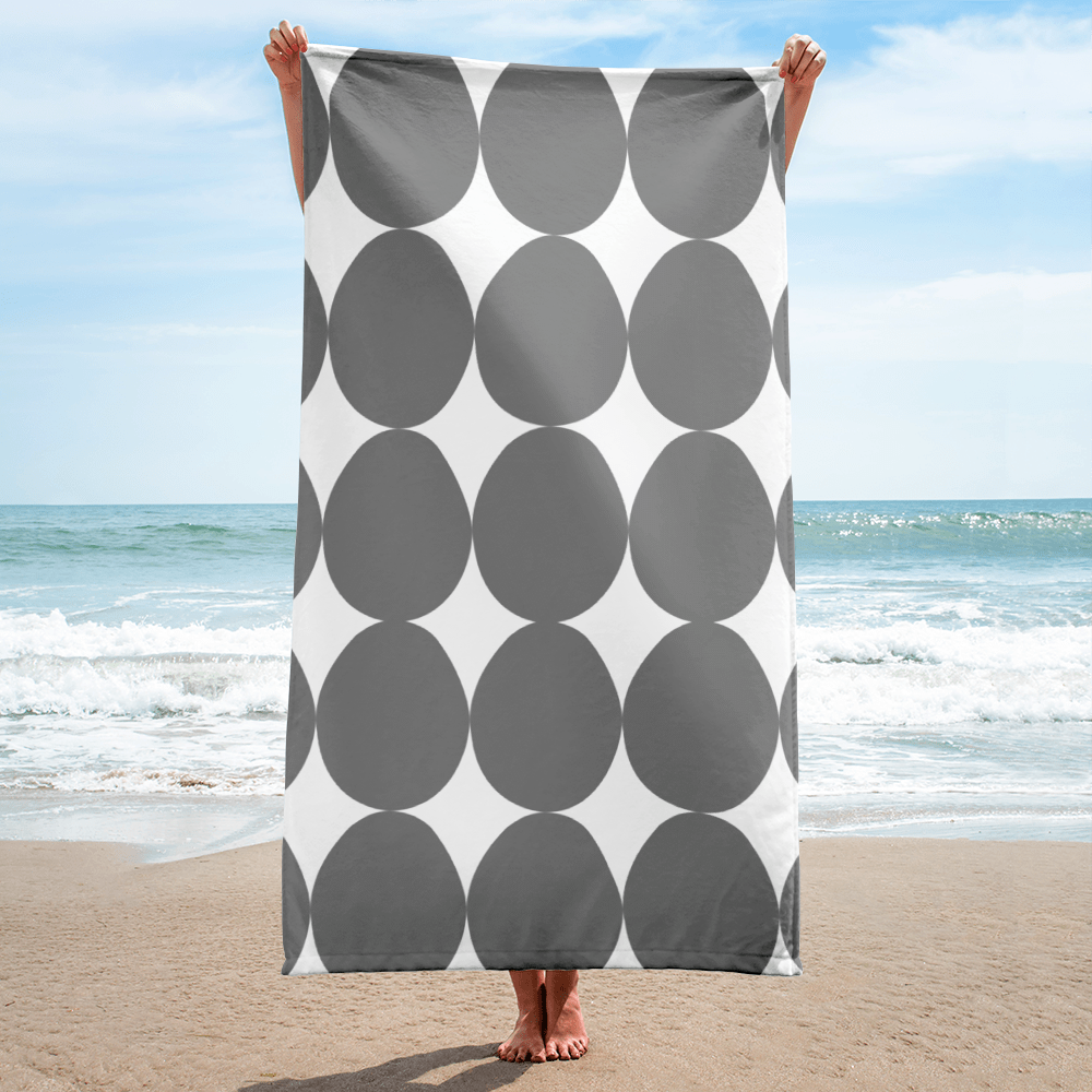 Easter Pattern Gray | Towel