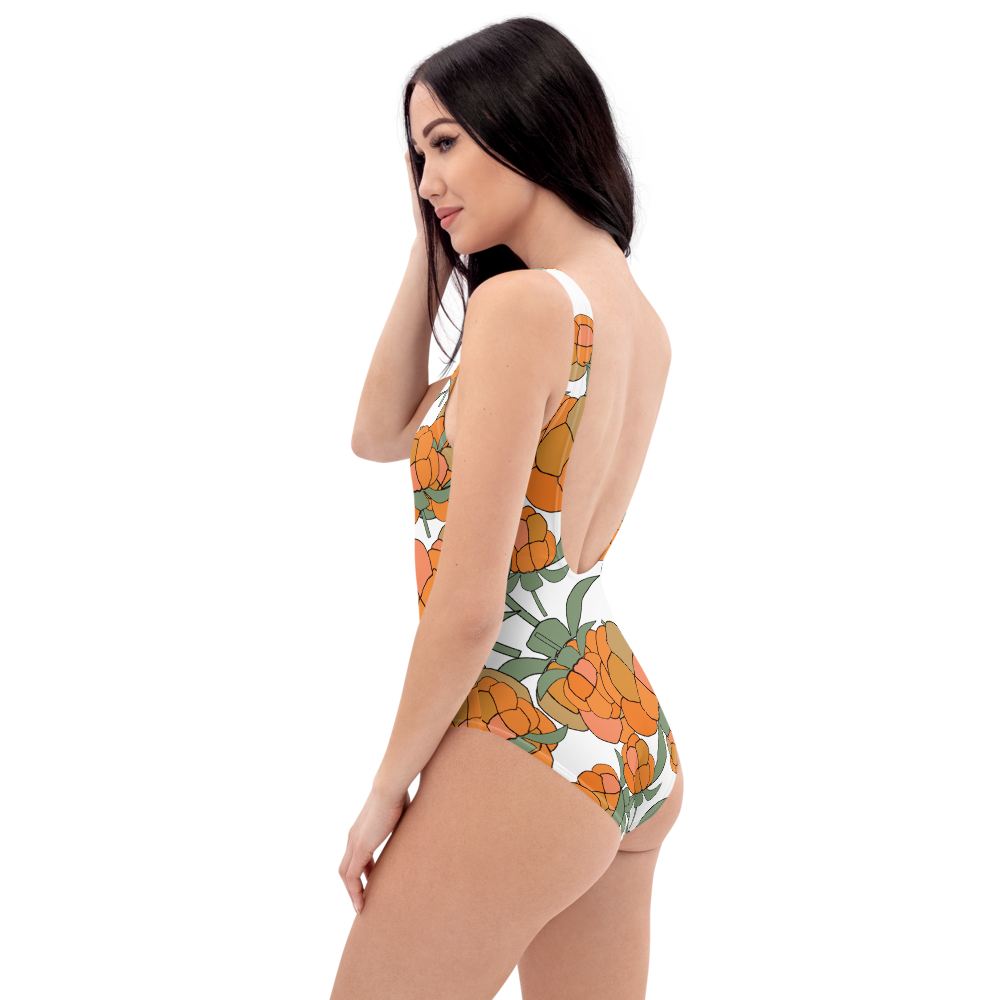 Lakka Ornament Black | One-Piece Swimsuit