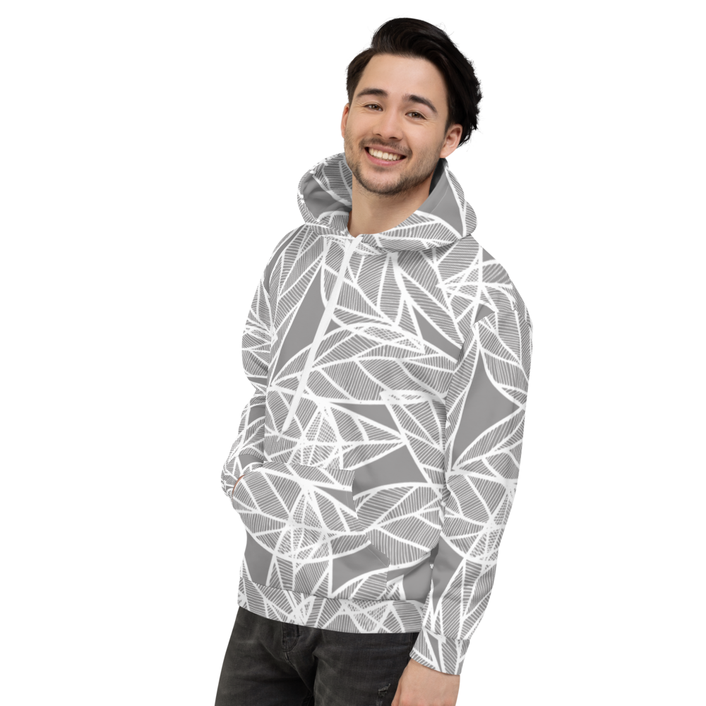 Messy White Leaves | Hoodie