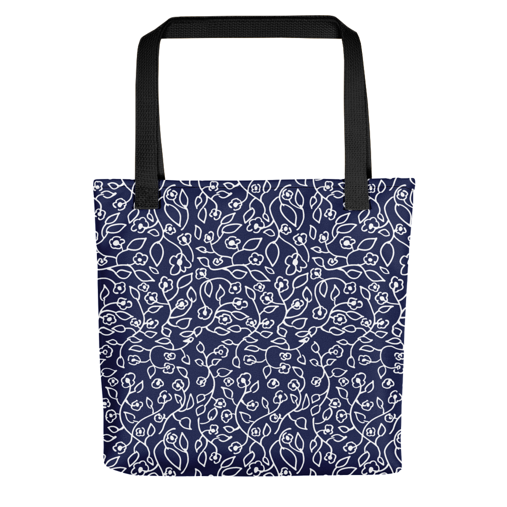 White Small Flowers | Tote Bag