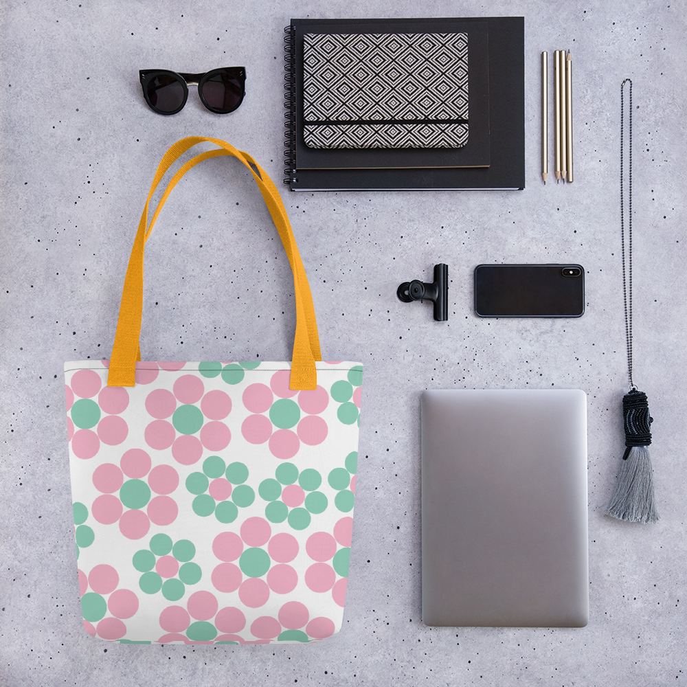 Happy Pastel Flowers | Tote Bag
