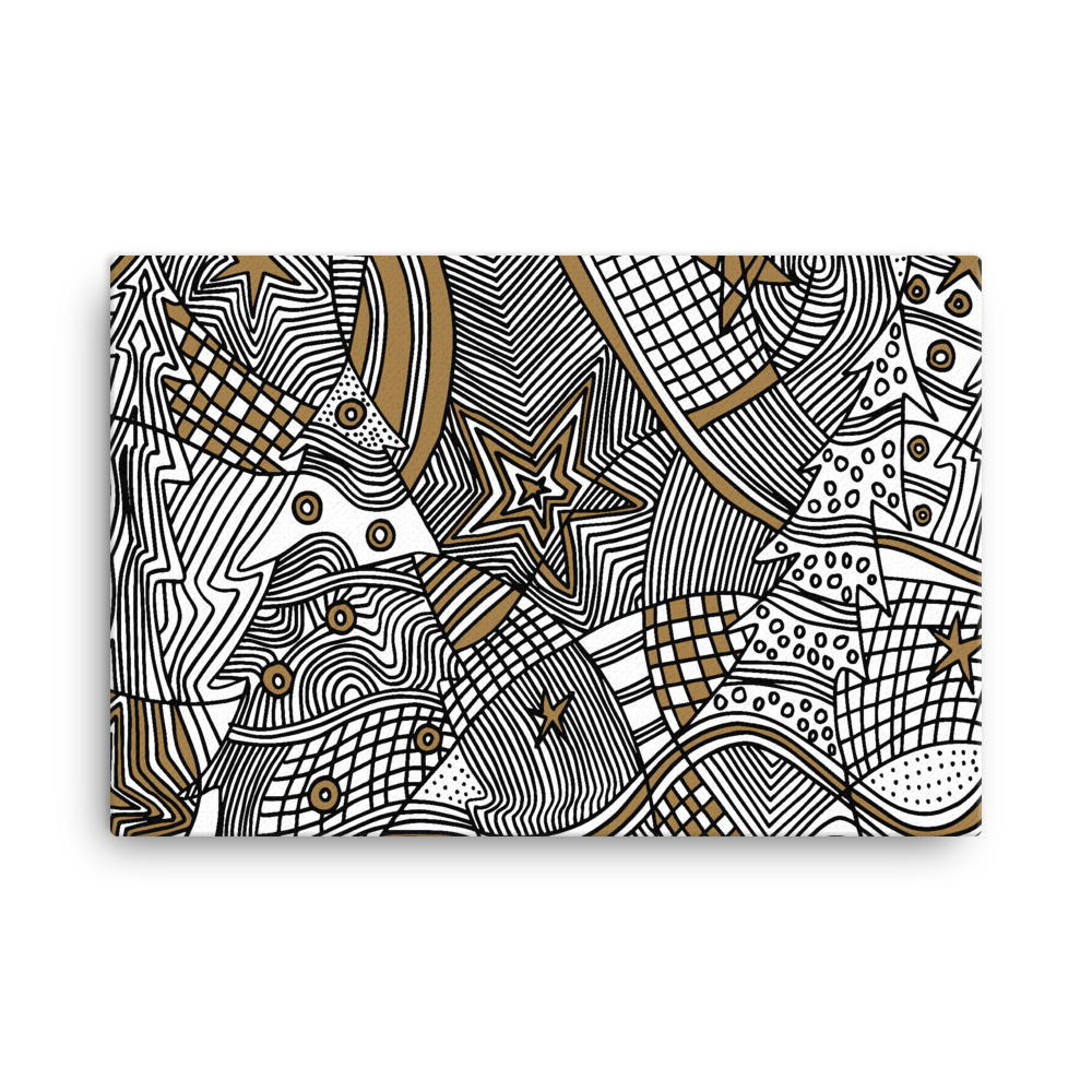 Christmas Graphic Ornament | Canvas
