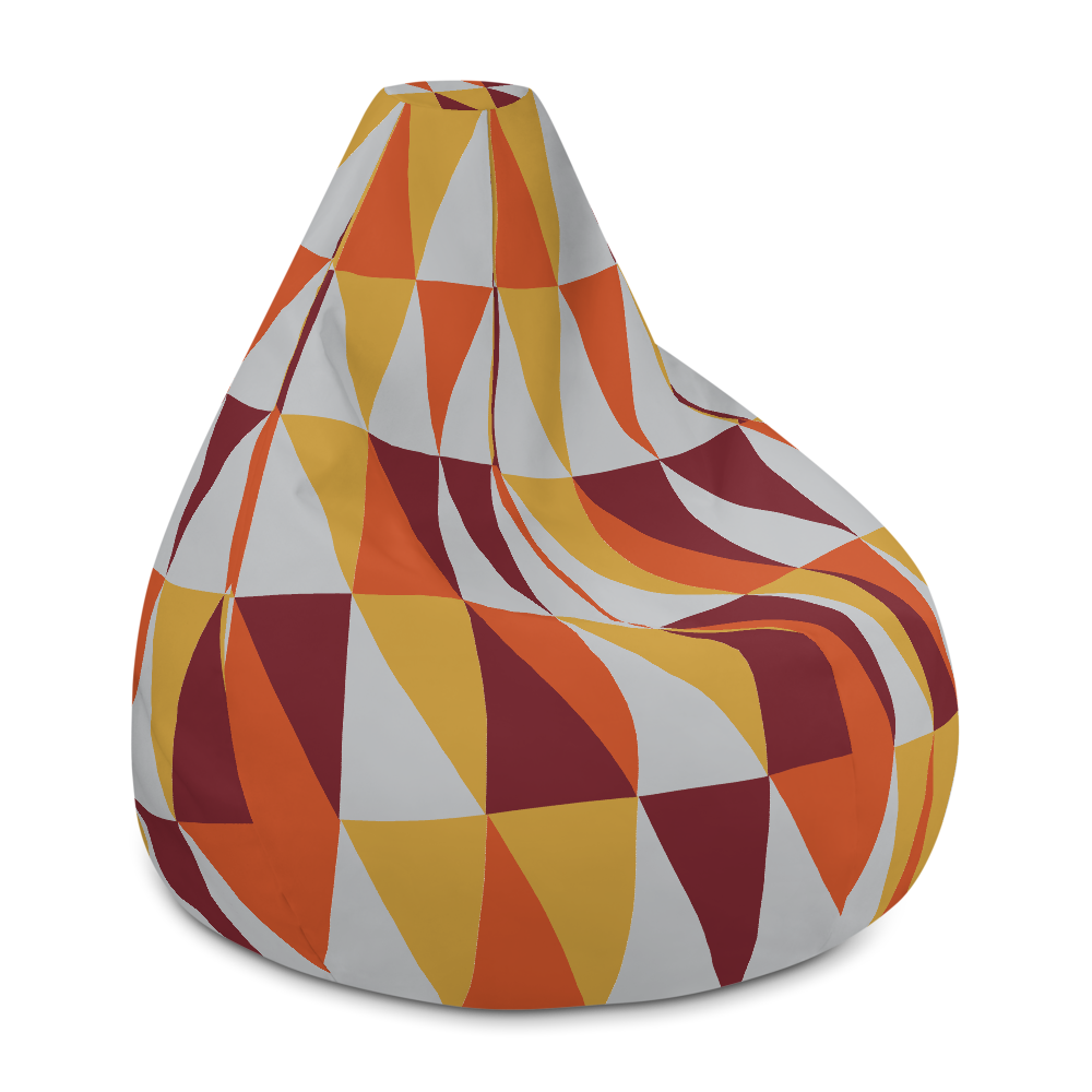 Autumn Triangles | Bean Bag Chair