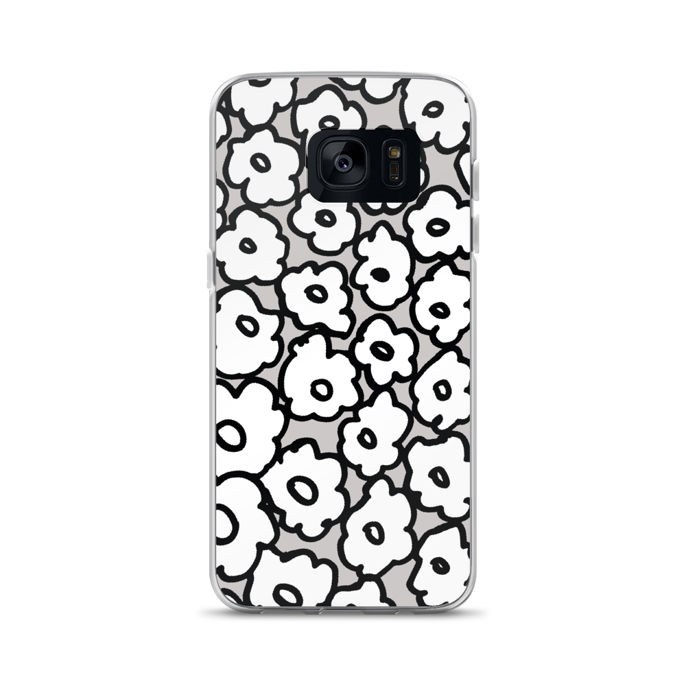 Happy White Flowers | Samsung Case
