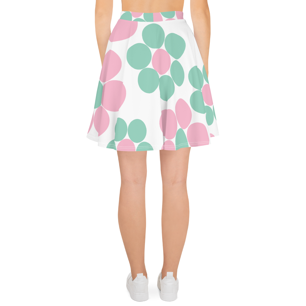 Happy Pastel Flowers | Skater Skirt