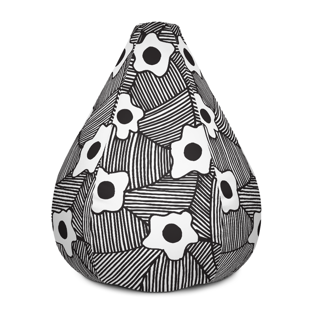 Black Ornament | Bean Bag Chair