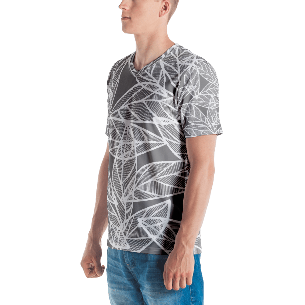 Messy White Leaves | Men's T-Shirt