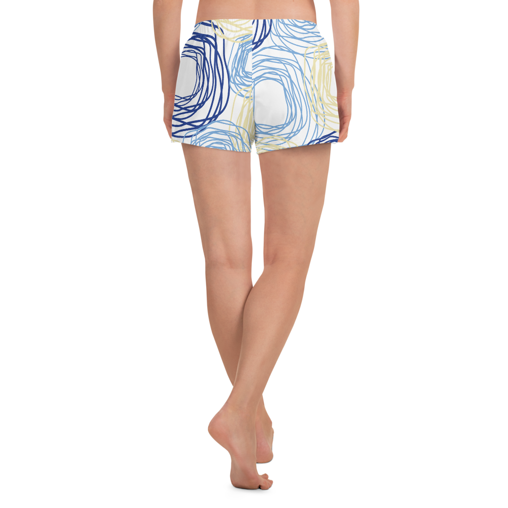 Cheery Flowers | Women's Athletic Short Shorts