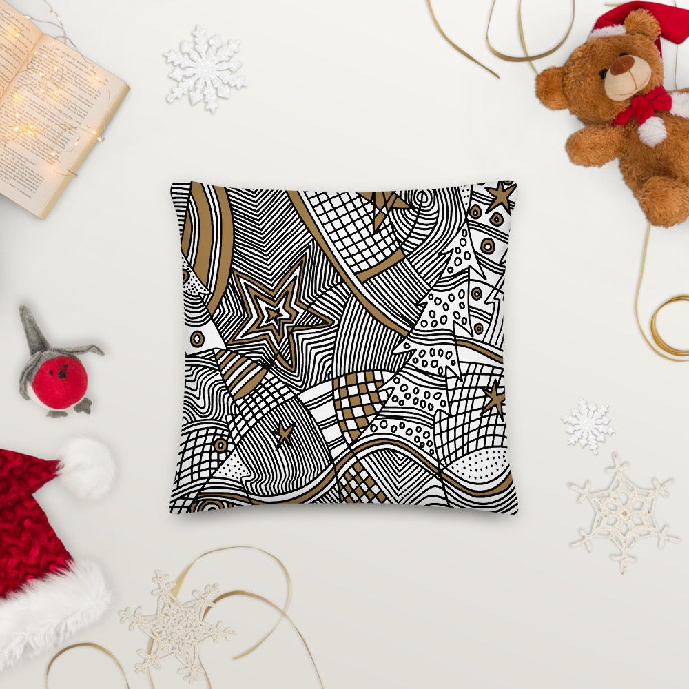 Christmas Graphic Ornament | Pillow