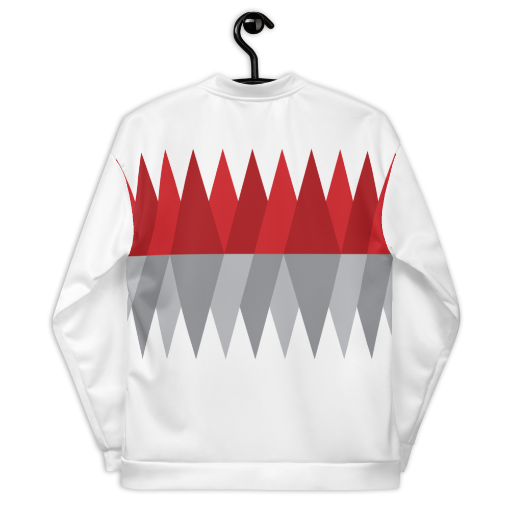 Red Gray Christmas | Bomber Jacket