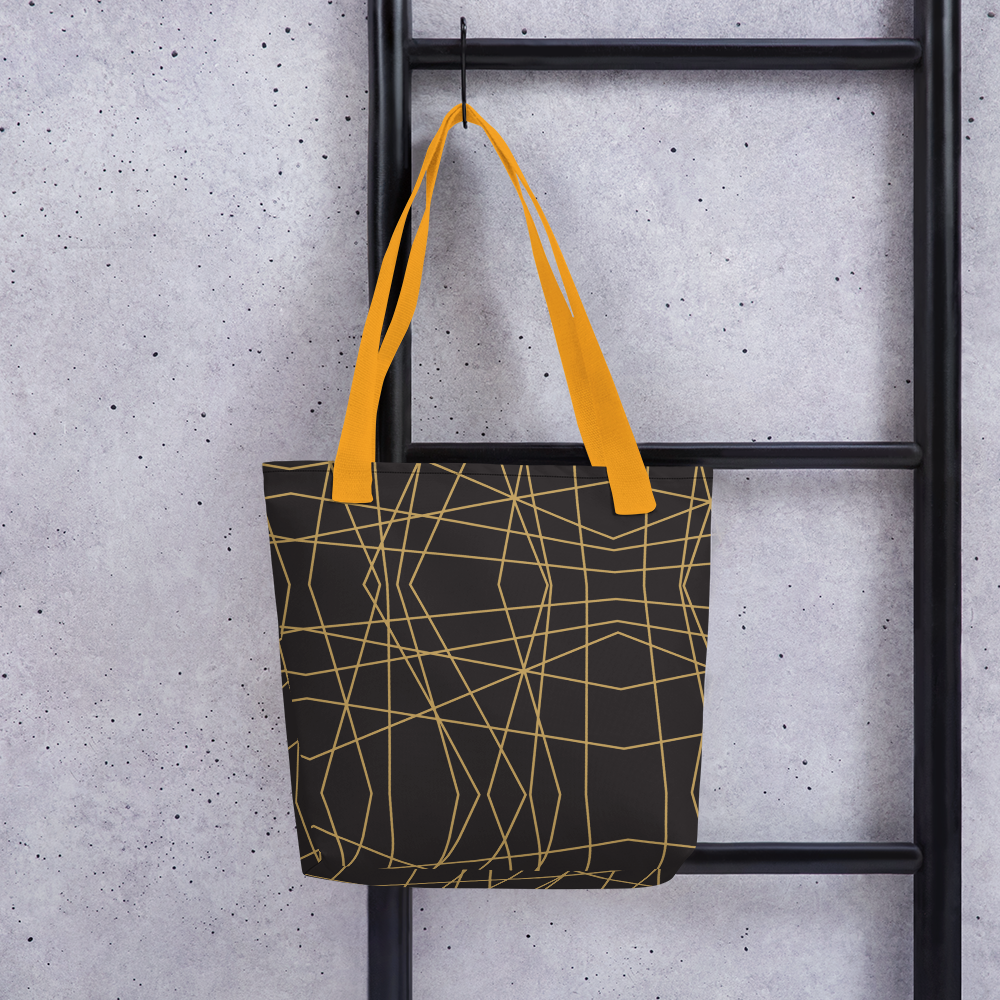 Golden Ornament Lines | Tote Bag