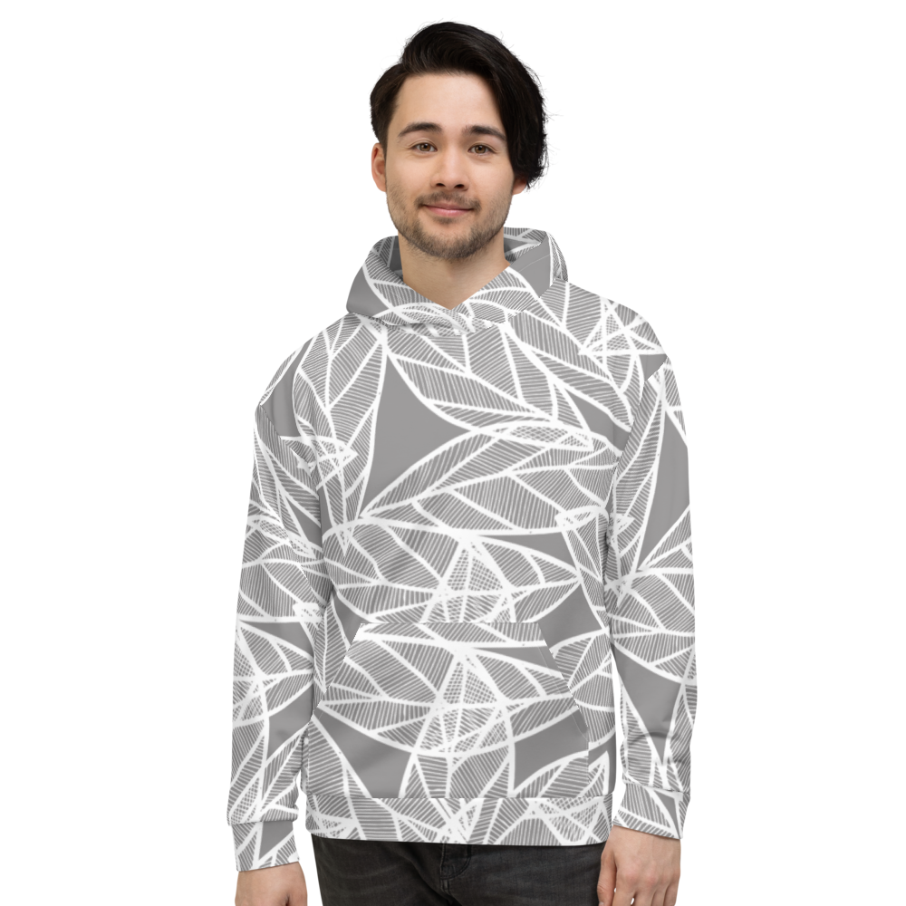 Messy White Leaves | Hoodie