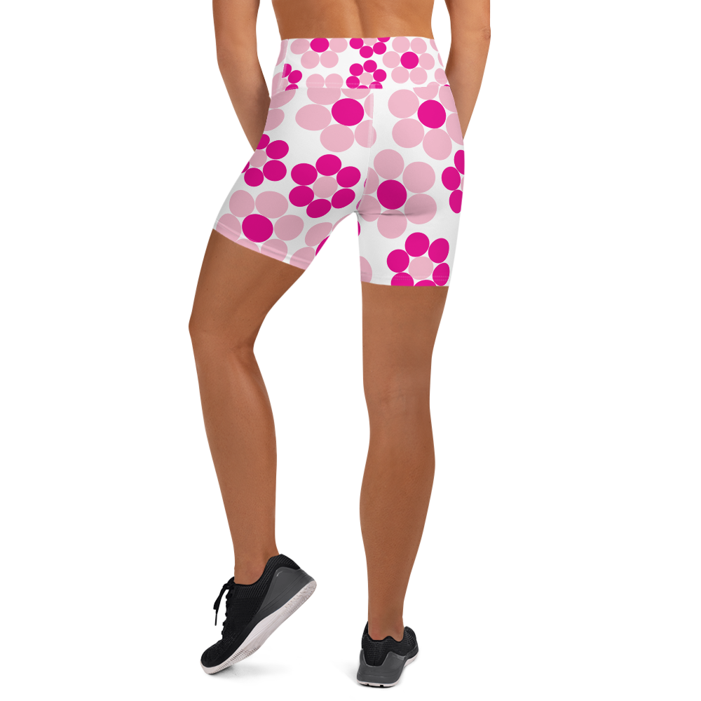 Happy Flowers Ornament | Yoga Shorts