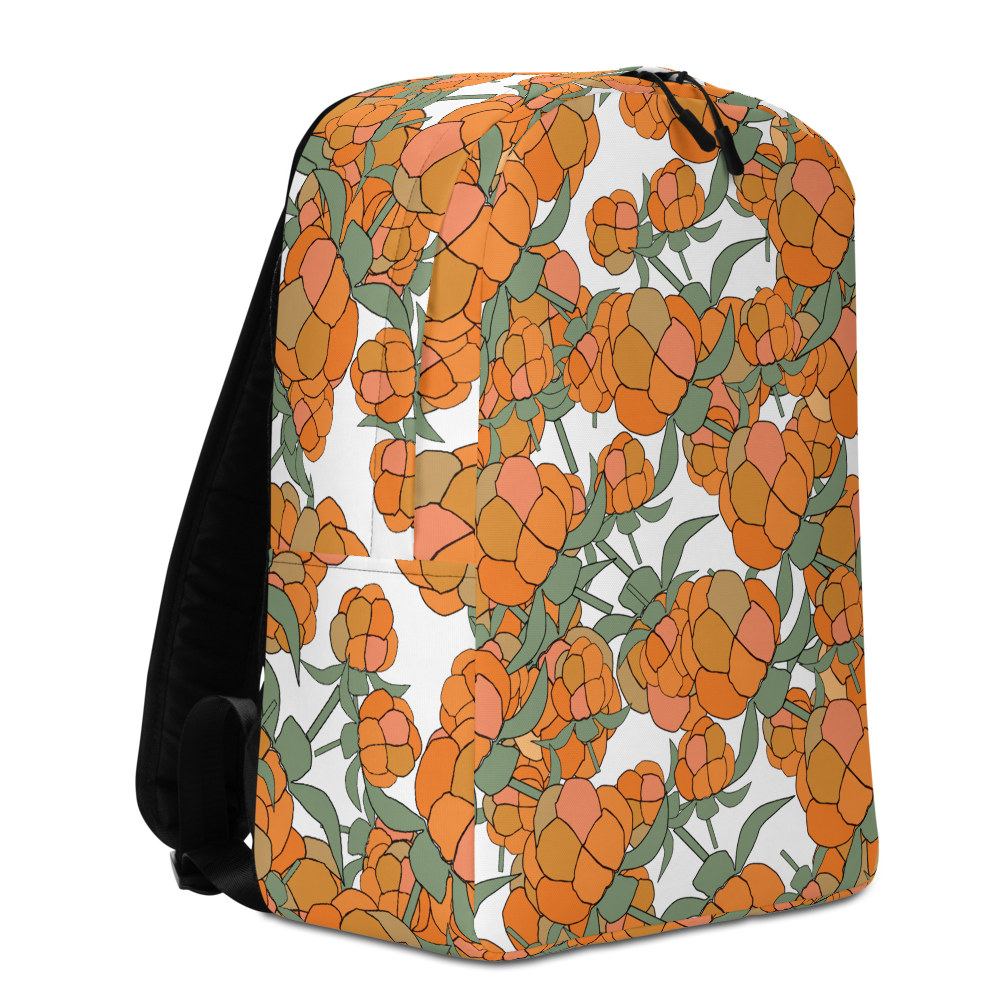 Lakka Ornament Black | Minimalist Backpack