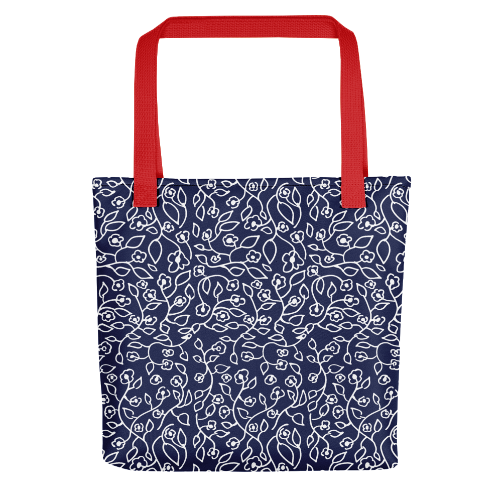 White Small Flowers | Tote Bag