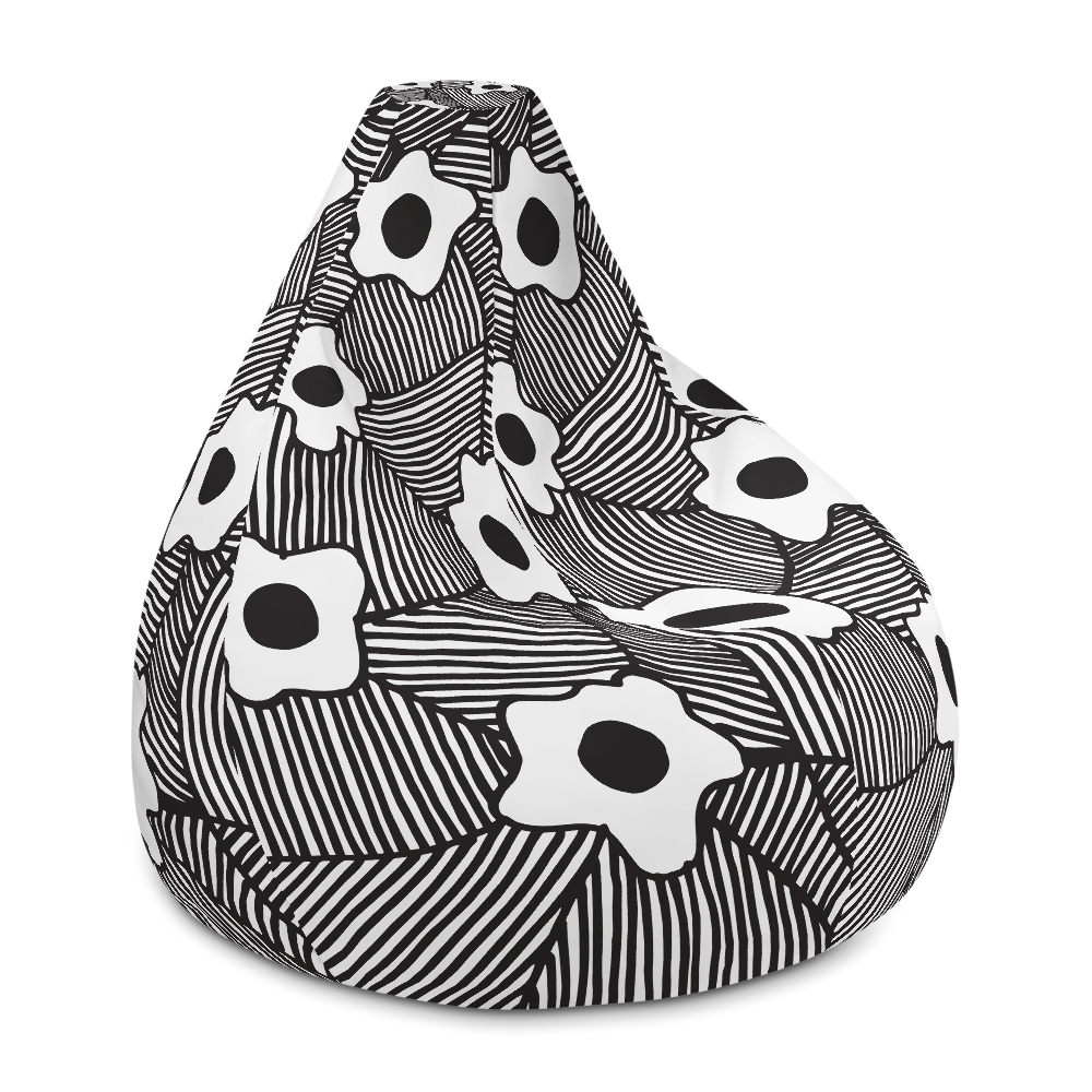 Black Ornament | Bean Bag Chair