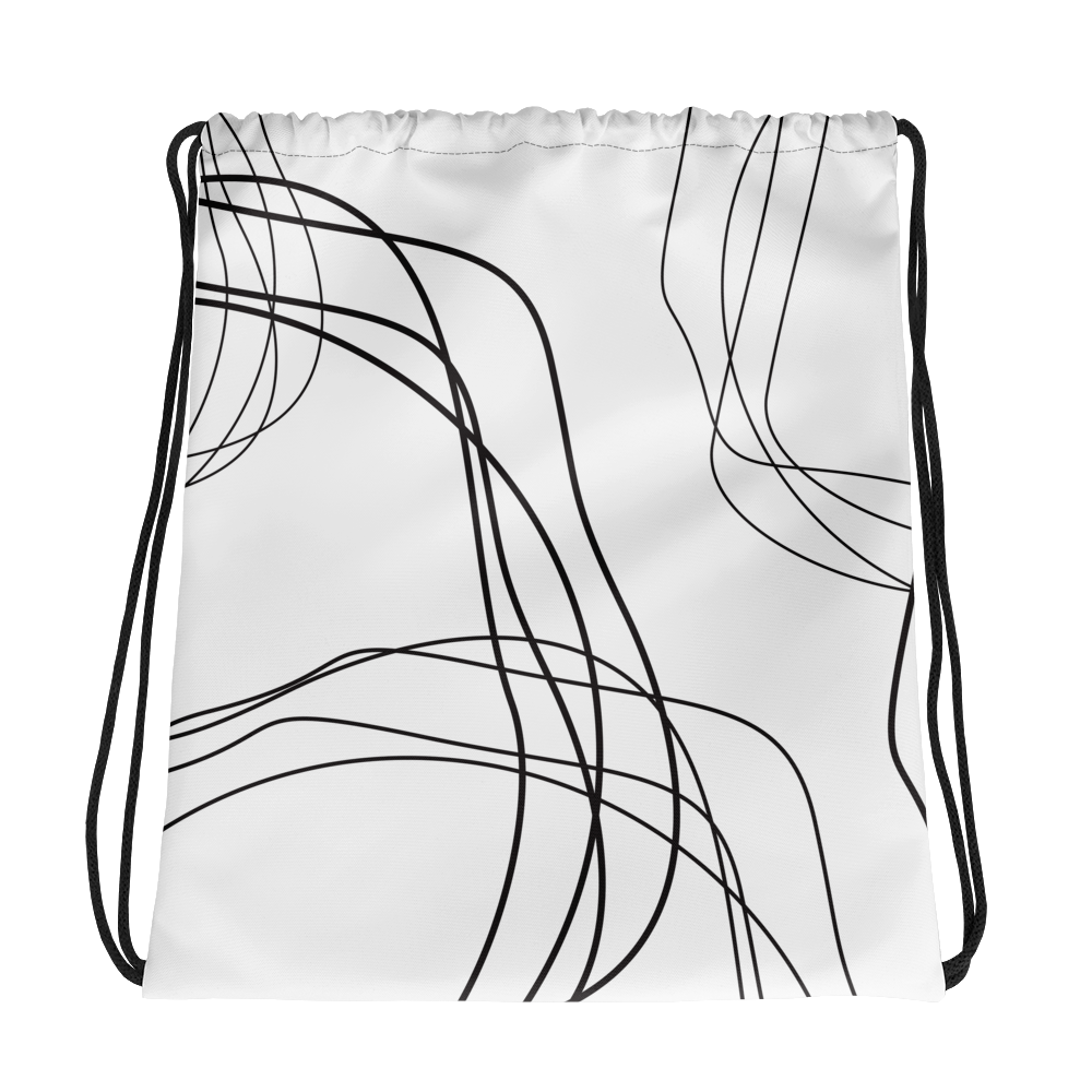Lines | Drawstring Bag