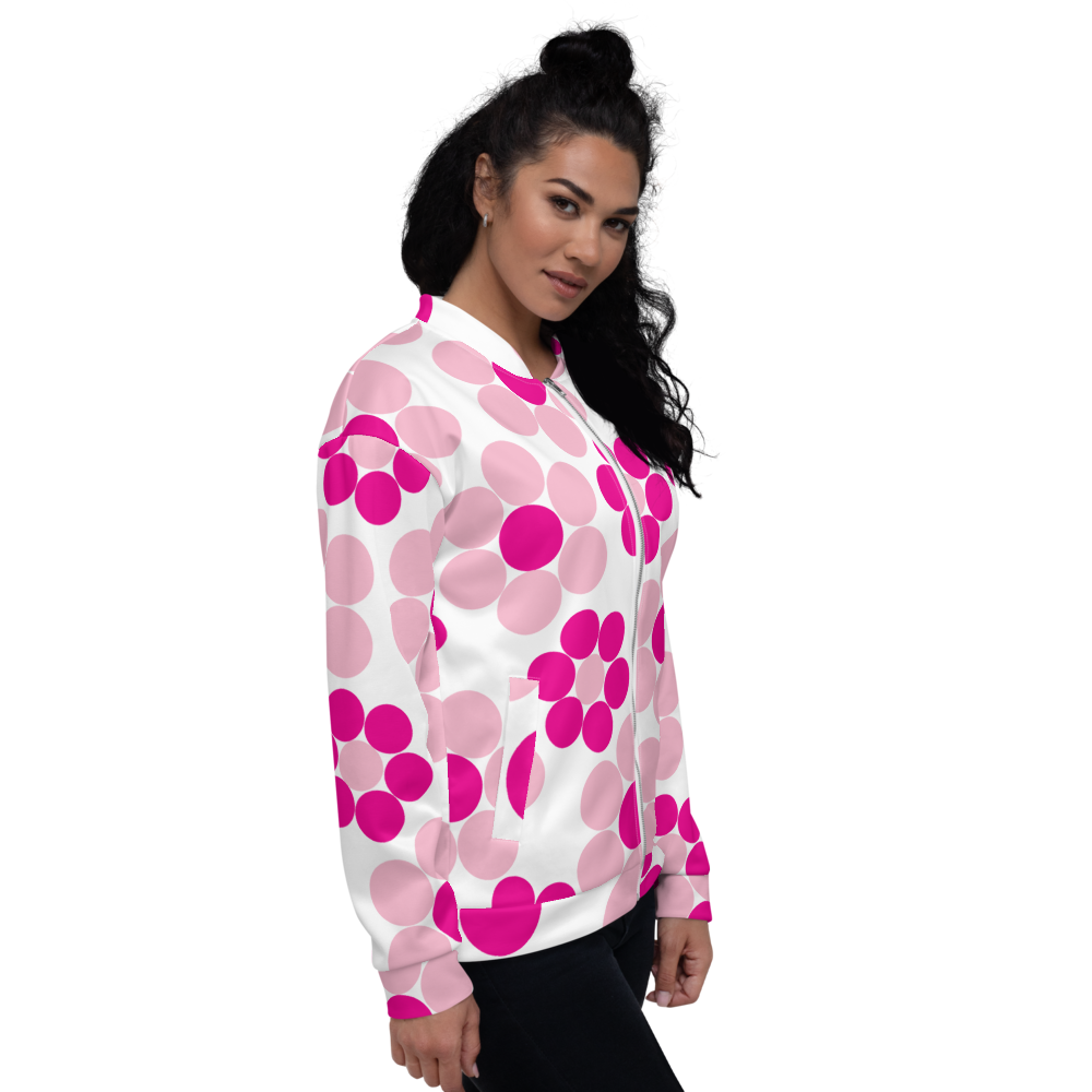 Happy Flowers Ornament | Bomber Jacket