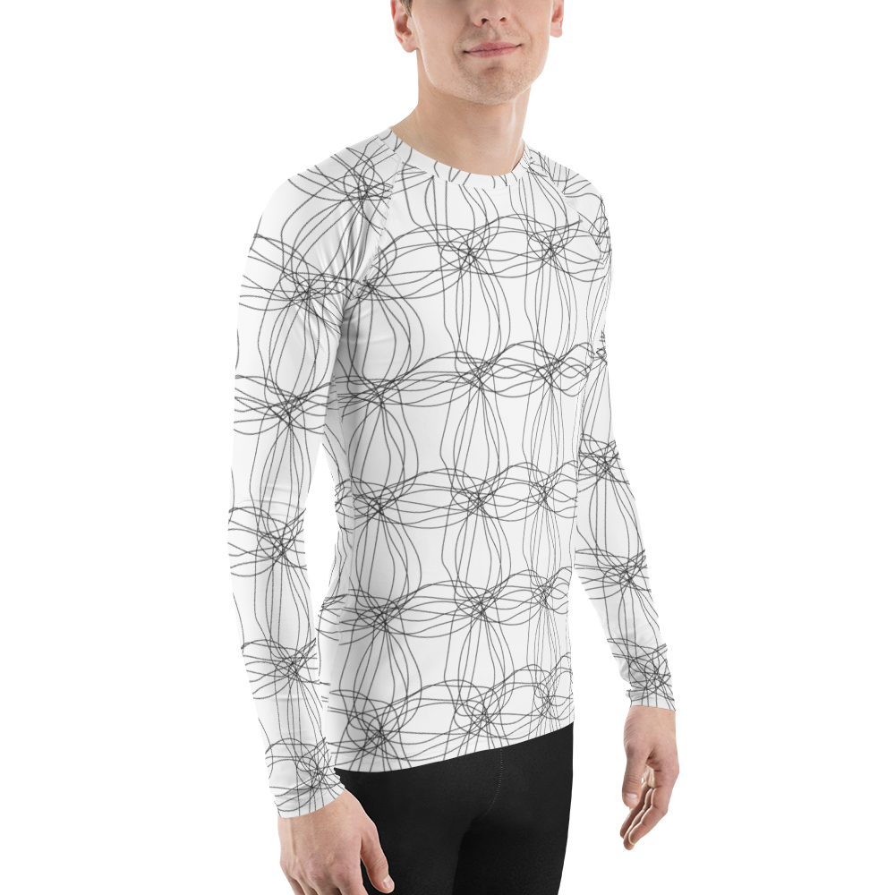 Ornament Graphic Flowers | Men's Rash Guard