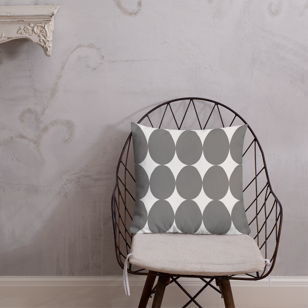 Easter Pattern Gray | Pillow