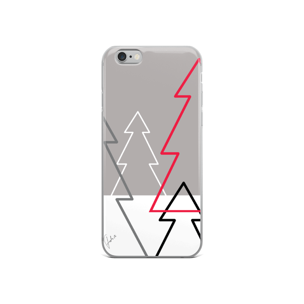 Christmas Tree Forest Colours | iPhone Case