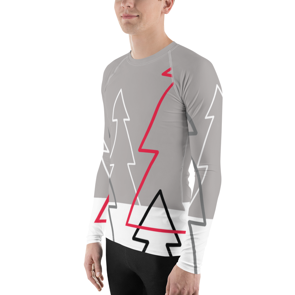 Christmas Tree Forest Colours | Men's Rash Guard