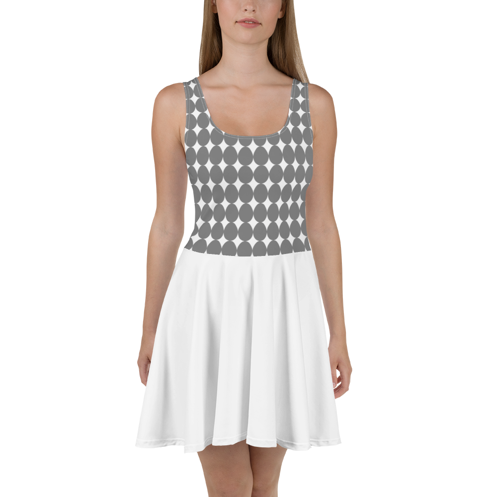 Easter Pattern Gray | Skater Dress