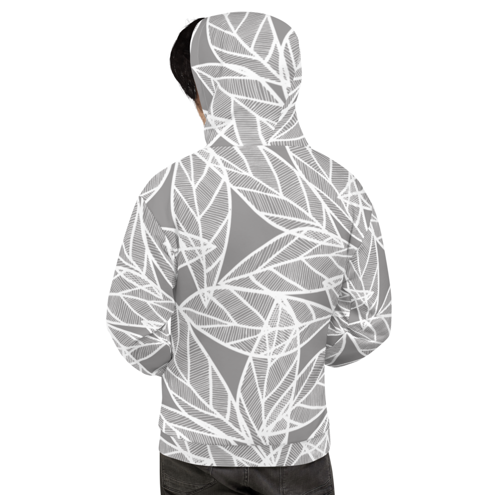 Messy White Leaves | Hoodie