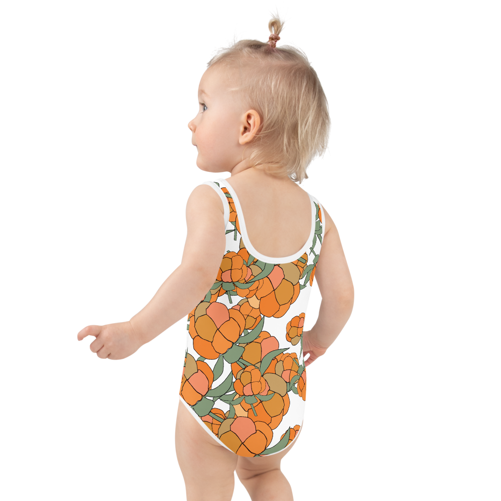 Lakka Ornament Black | Kids Swimsuit