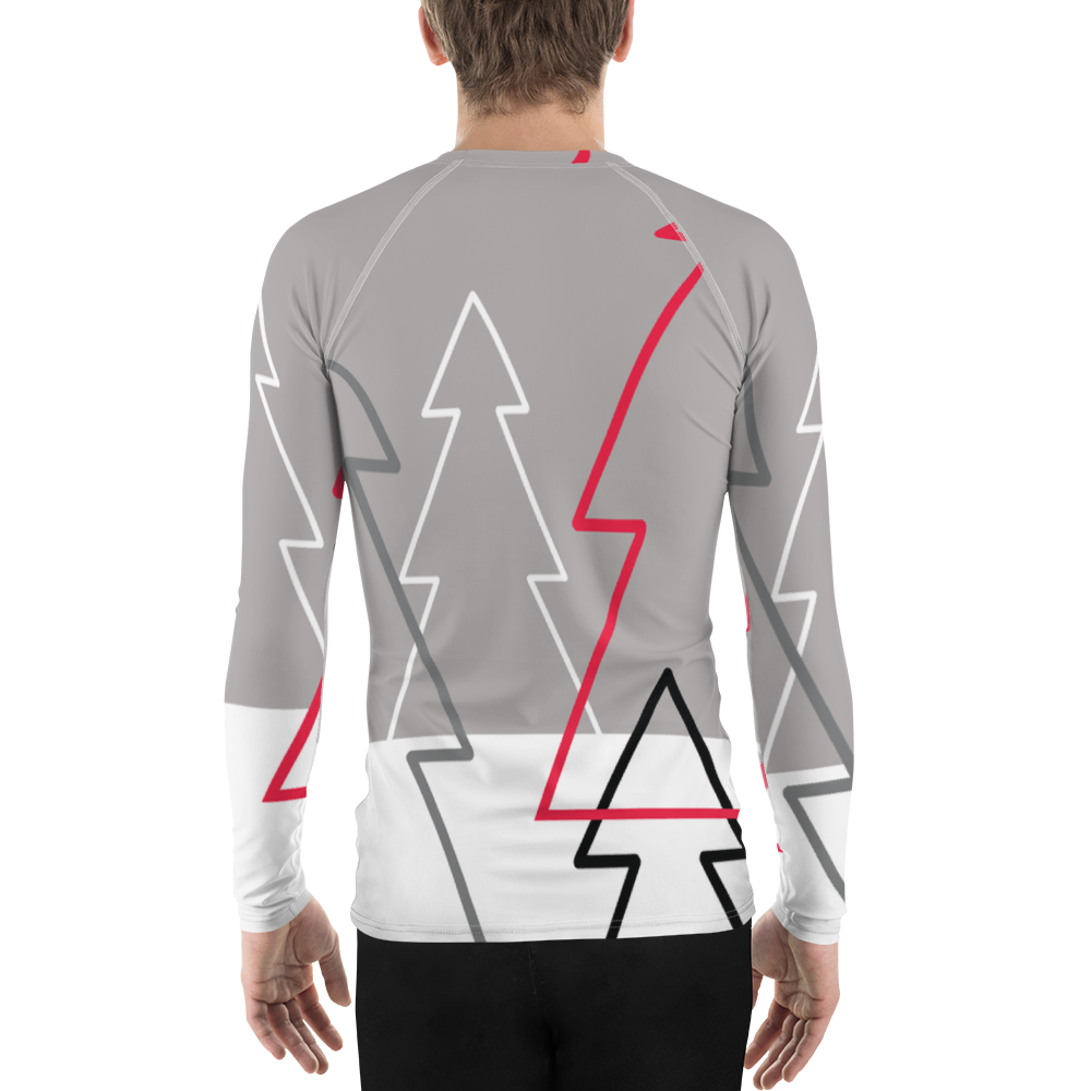 Christmas Tree Forest Colours | Men's Rash Guard