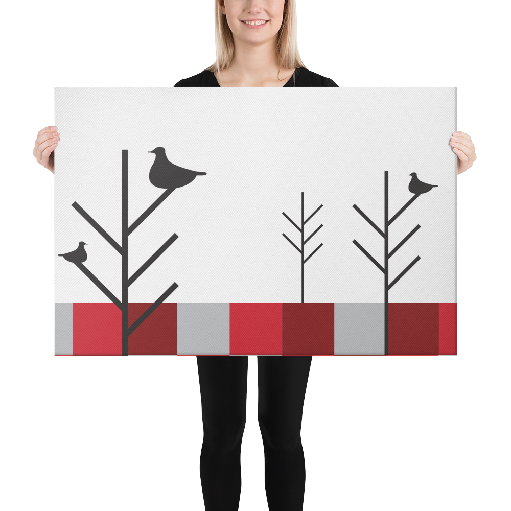 Christmas Birds | Canvas