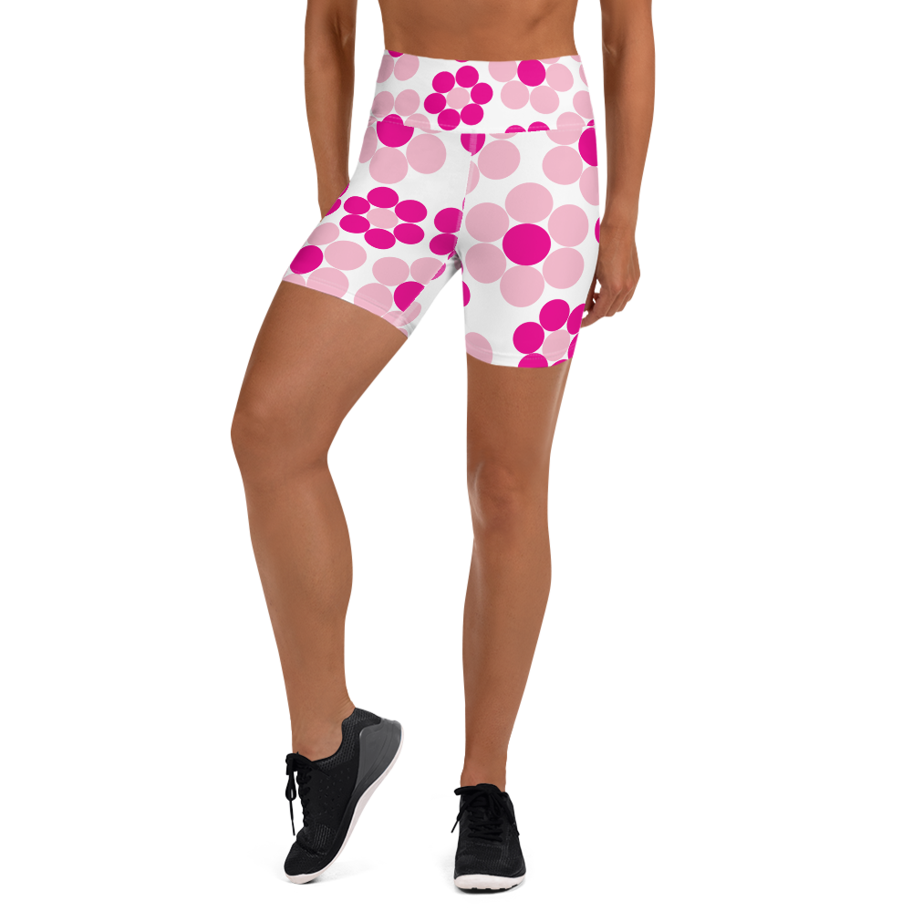 Happy Flowers Ornament | Yoga Shorts