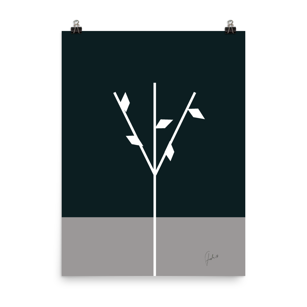 Tree in Snow | Poster