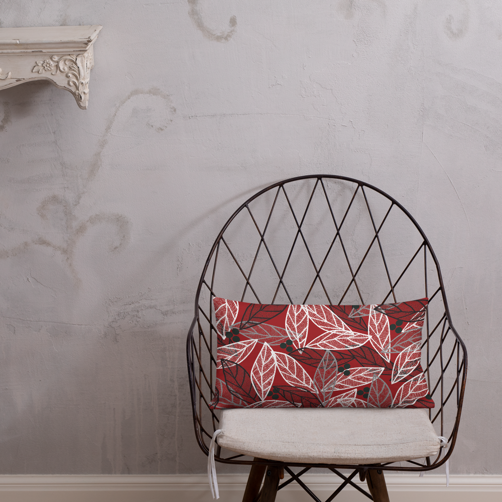 Christmas Leaves | Pillow