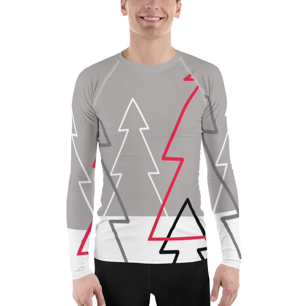 Christmas Tree Forest Colours | Men's Rash Guard