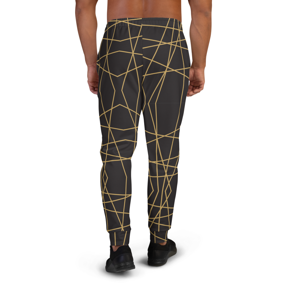 Golden Ornament Lines | Men's Joggers