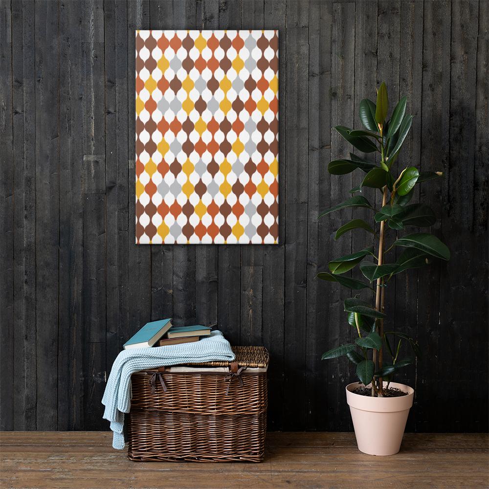 Arabic Warm Ornament | Canvas