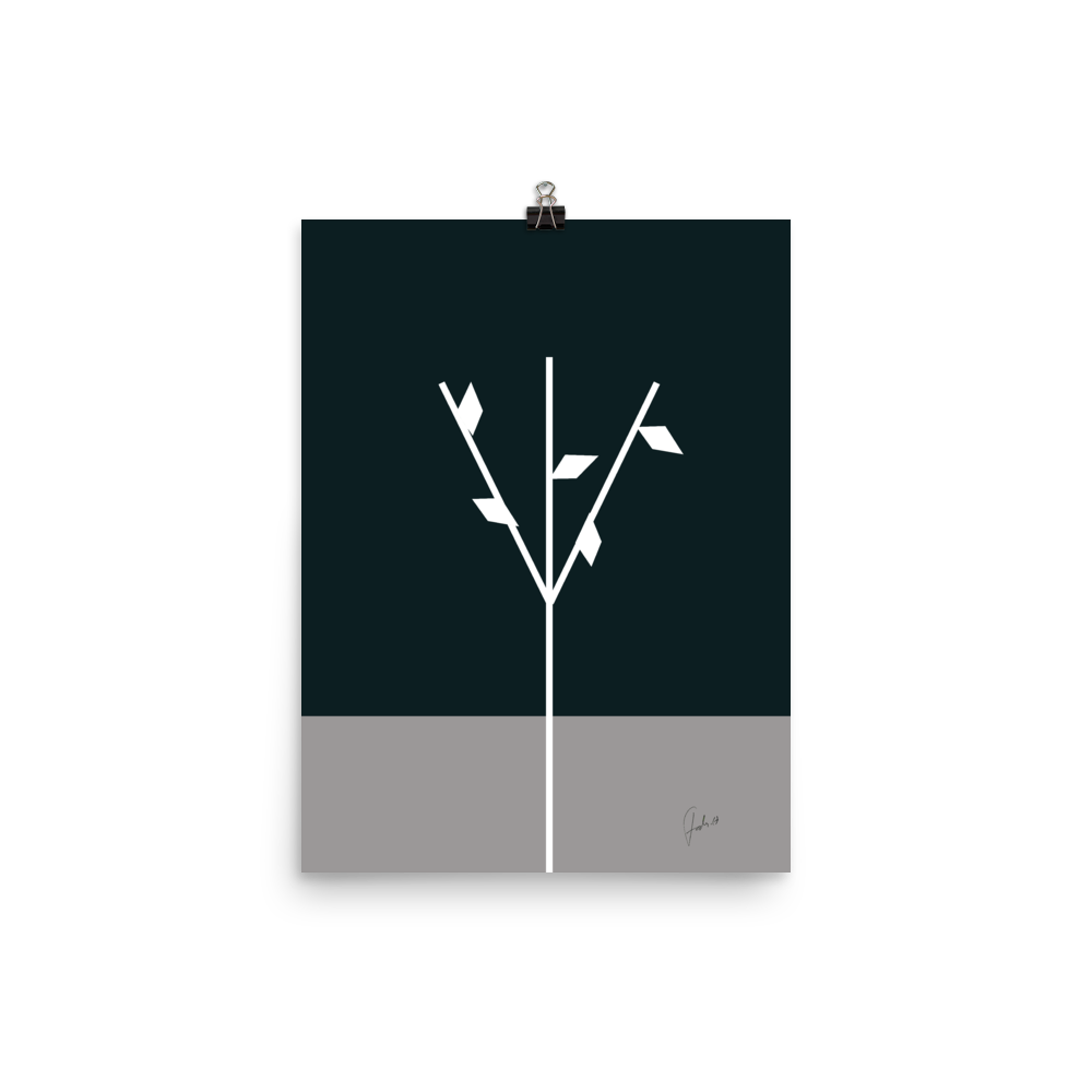 Tree in Snow | Poster