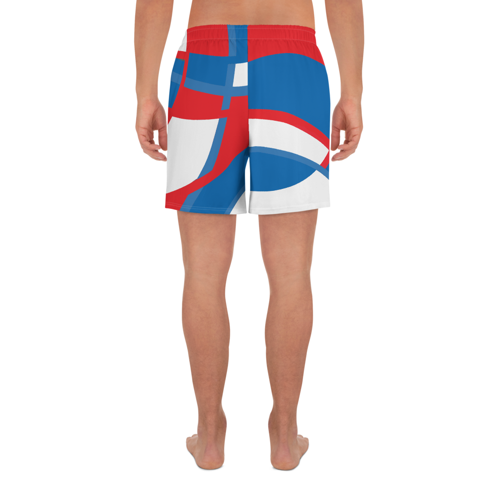 Red, White and Blue | Men's Athletic Long Shorts